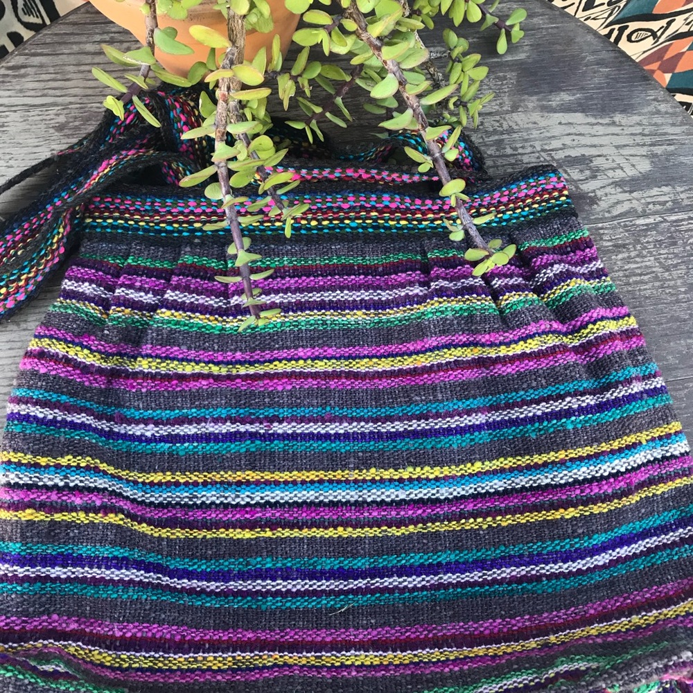 Peruvian Boho Ethnic Bag - Picture 2 of 5